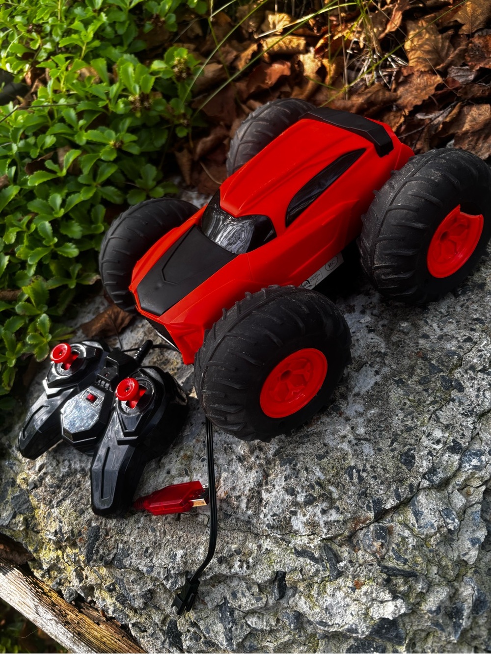Red Remote Control Stunt RC Car for Kids